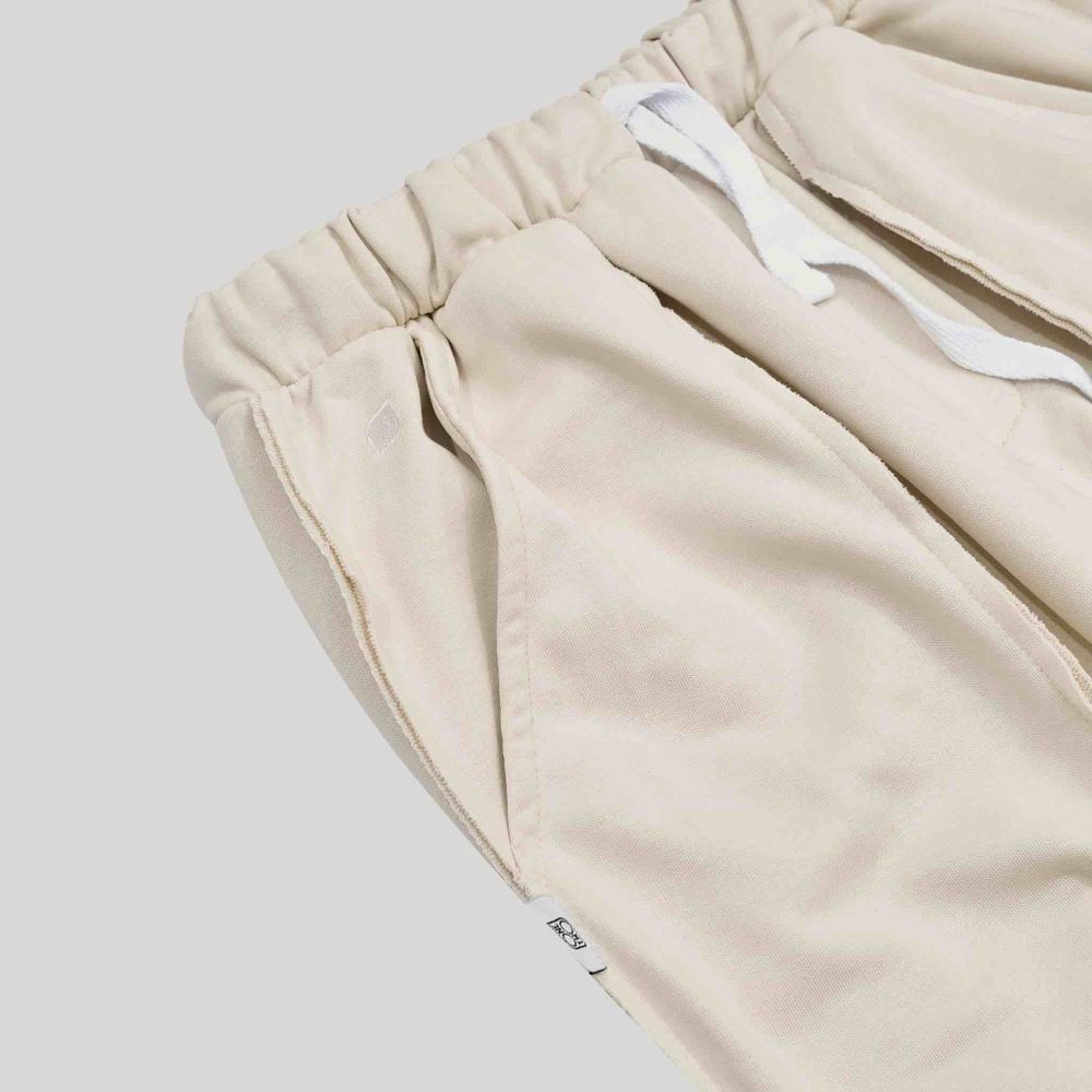 Брюки One Two Baggy Trousers Logo Turtledove бежевые