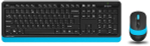 Клавиатура и мышь Wireless A4Tech FG1010 BLUE