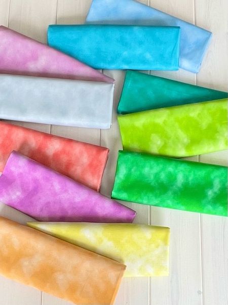 МУАР ГОЛУБОЙ, отрез 95 см 100% хлопок 4