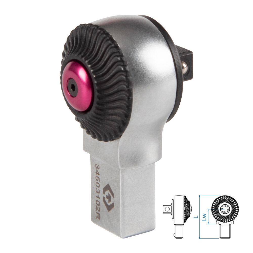 KING TONY (34503102R) Насадка трещоточная серии "FIT", 1/4", 9х12 мм