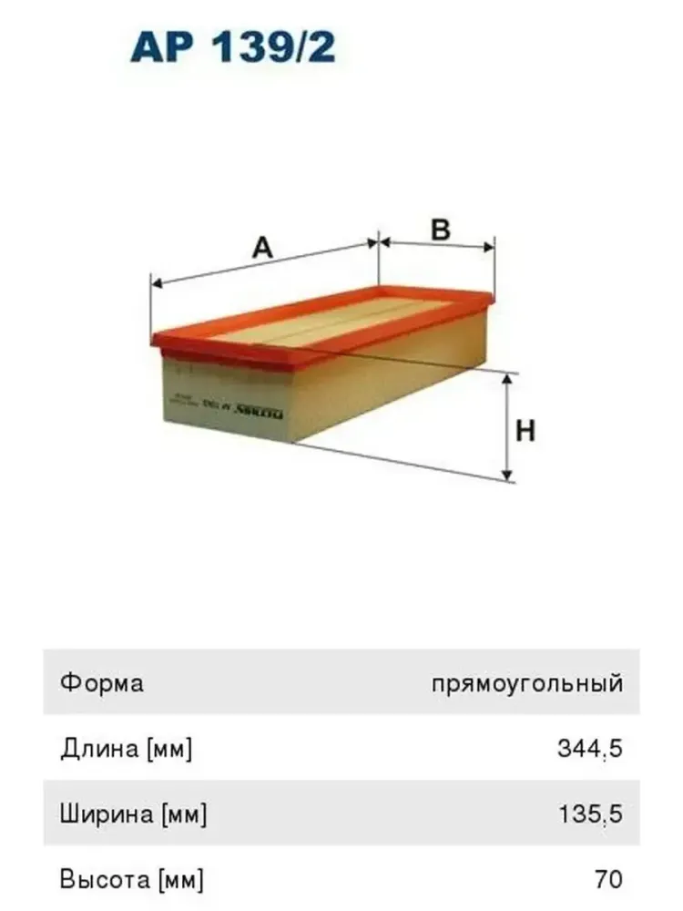 ap139/2 Filtron