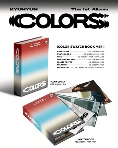 Альбом KYUHYUN - COLORS [Color Swatch Book ver.]