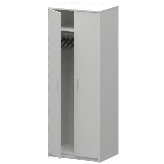 Шкаф для одежды А-307 Белый 770x580x2000 Арго