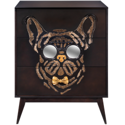 Комод Собака Фрэнки с 3 ящиками Каштан