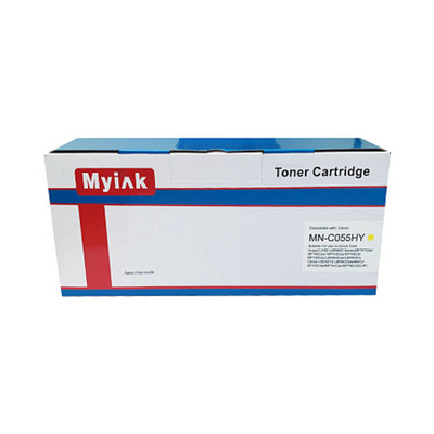 Картридж MyInk, аналог CANON 055H для LBP-663/664/MF746/742/744 желтый (5,9K)