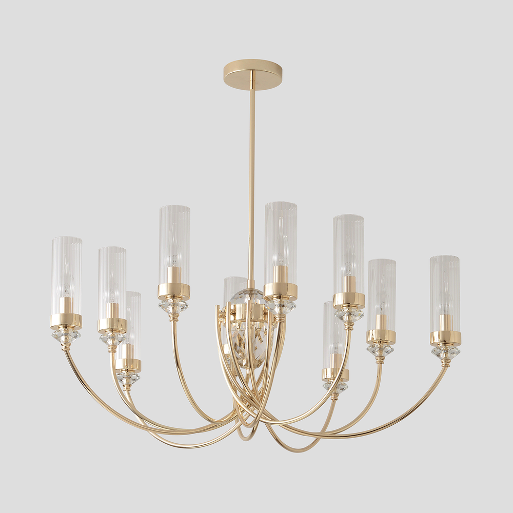 Люстра Crystal Lux SECRET SP10 GOLD