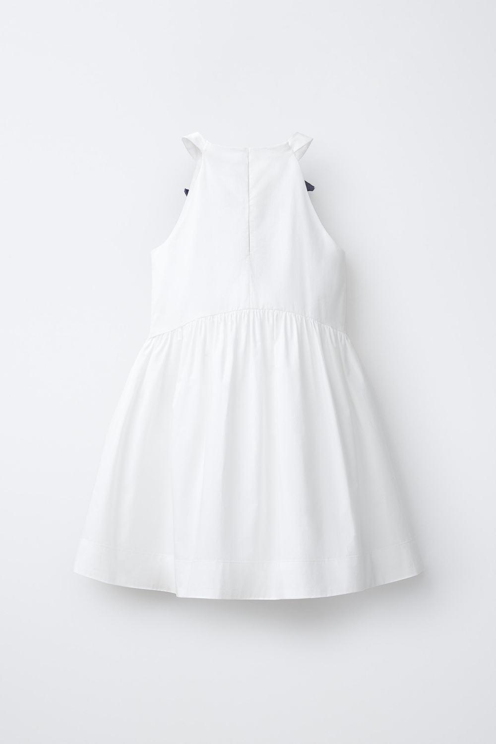ZARA ПЛАТЬЕ С ЦВЕТОЧНЫМ ПРИНТОМ, БЕЛЫЙ