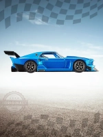 Машинка Хот Вилс Премиум 69 Modified Ford Mustang HWT04