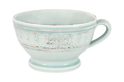 Чашка для завтрака суповая чашка Venice голубая Matceramica