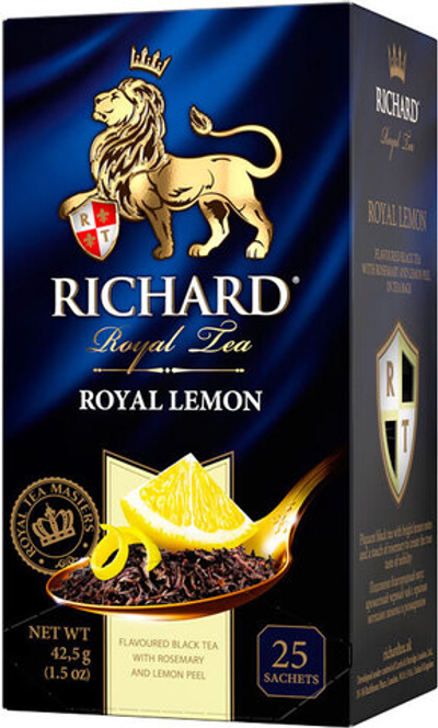 Чай в пакетиках Richard Royal Lemon 25 шт
