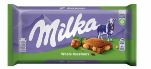 Шоколадная плитка Milka Whole Hazelnuts Chocolate 95гр 🇩🇪