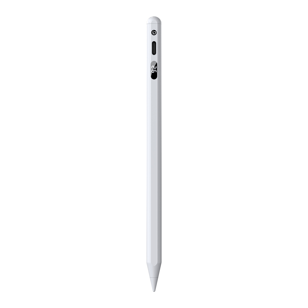 Стилус от Dux Ducis серии SP-06 белого цвета для планшетов iPad c 2024-, с индикатором заряда