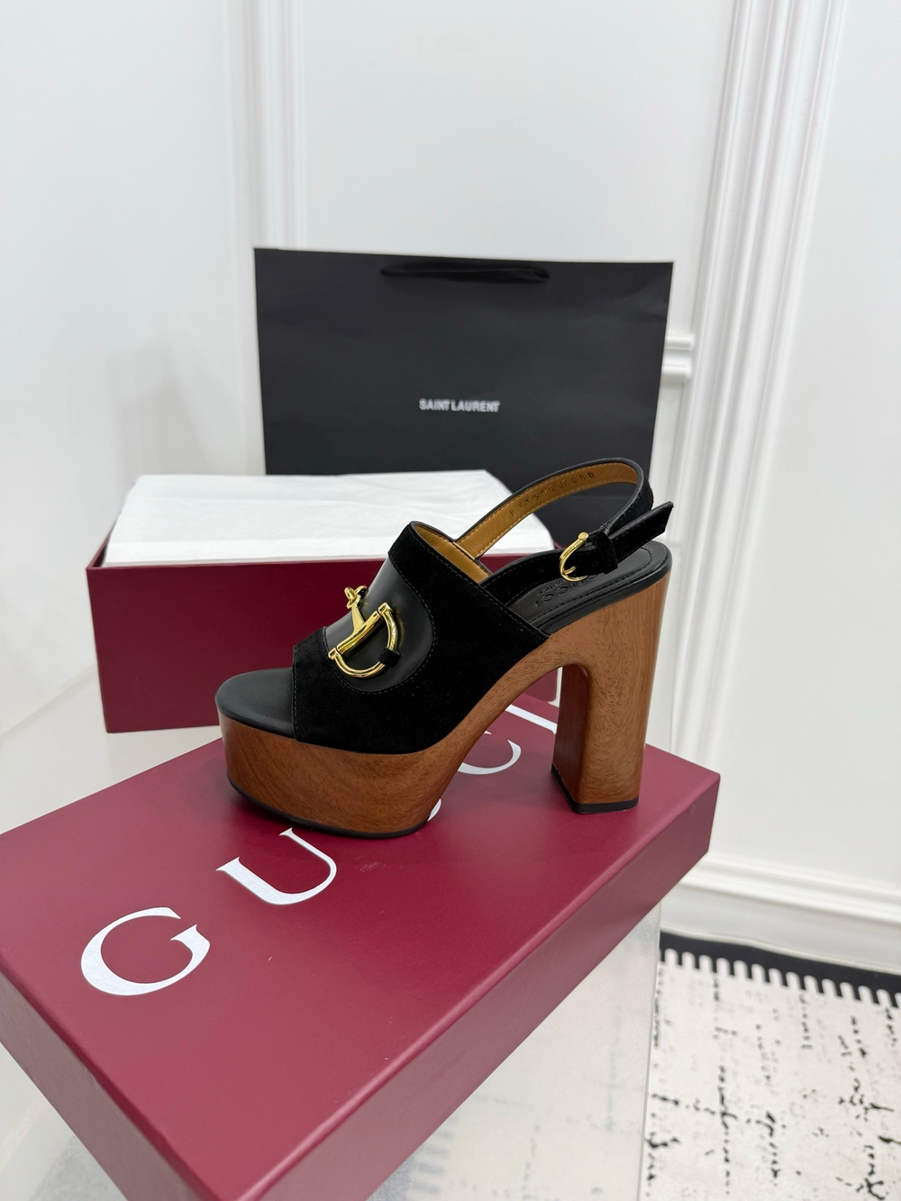 Gucci Horsebit Platform Sandal