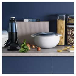 Набор мисок nest plus, синий, 9 шт.