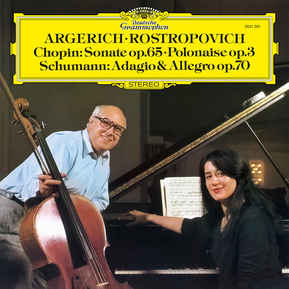 Martha Argerich, Mstislav Rostropovich - Chopin: Sonate Op. 65 Polonaise Op. 3 - AAA, The Original Source
