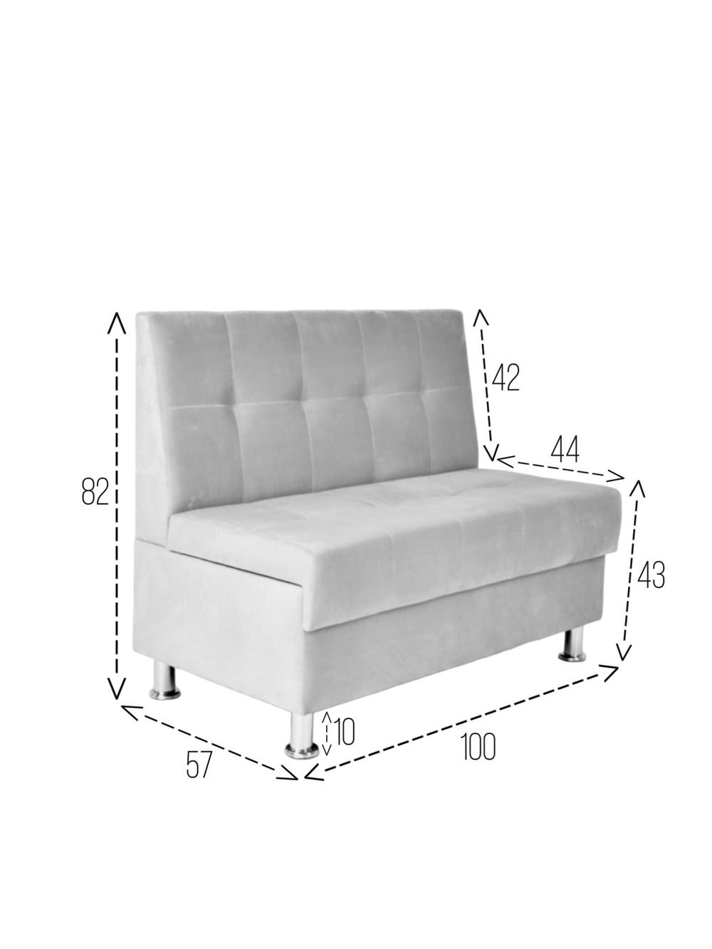 Стильный компактный диван Фабрики ОНИКС из практичного и износостойкого материала с оригинальным дизайном, вместительным ящиком для хранения, мягким наполнителем для дома, дачи и офиса