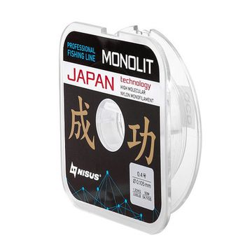 Леска MONOLIT 0,105mm/50m Nylon Transparent (N-MO-0.105-50) Nisus