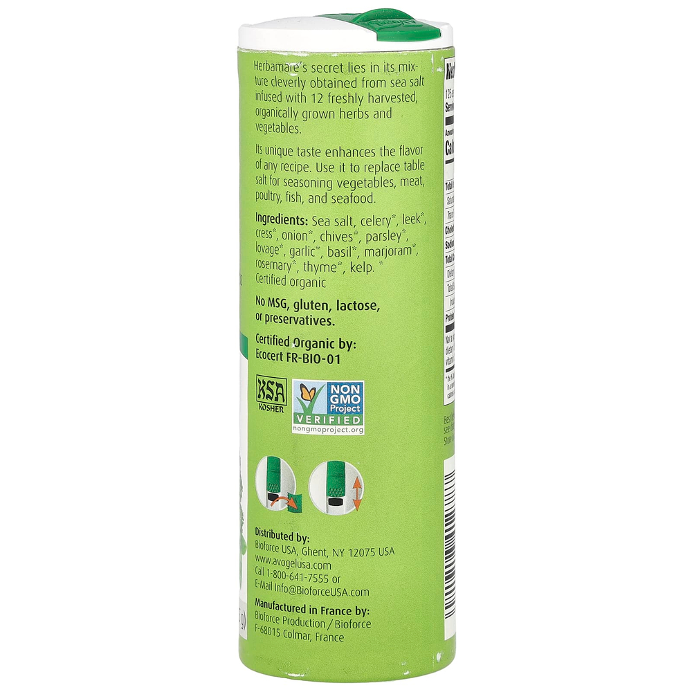 A Vogel, Морская соль с травами, 125 г (4,4 унции)