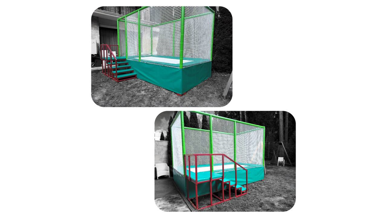 Батутный комплекс по индивидуальным размерам на заказ