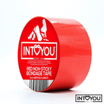 Красный скотч для фиксации Non-Sticky Bondage Tape - 15 м. (Цвет: красный)