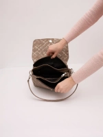 Сумка женская кросс боди через плечо на ремне из экокожи повседневная и деловая для женщины