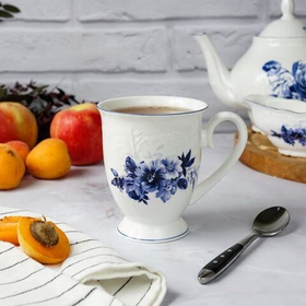 Кружка с ручкой,коллекция "Blue Flower" P.L. Proff Cuisine