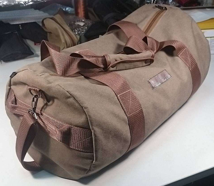 Дорожная сумка 40л Коричневая Canvas