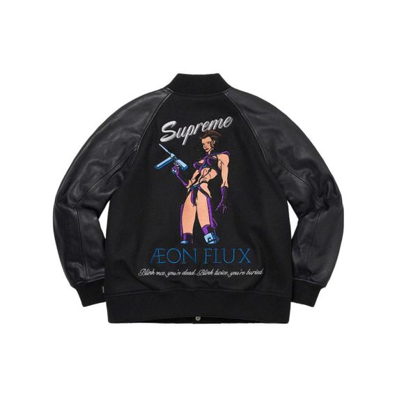 Supreme SS22 Week 6 Aeon Flux Varsity Jacket