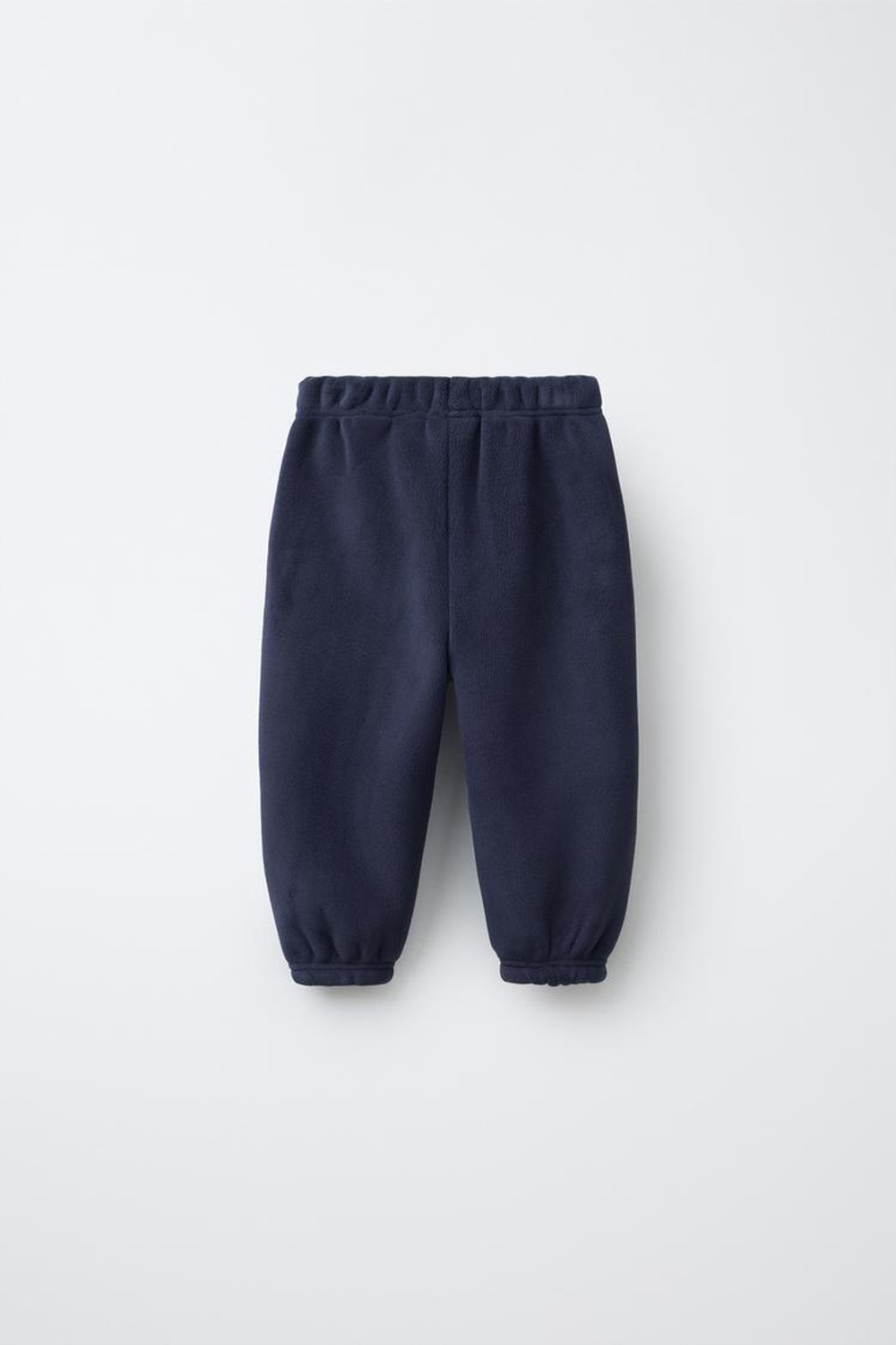 ZARA БРЮКИ-ДЖОГГЕРЫ ИЗ ФЛИСА, МОРСКОЙ СИНИЙ