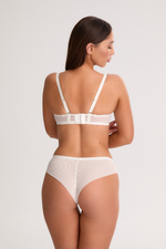 Трусы-бразилиана Meringue Cream Brazilian Ecru Bella Misteria