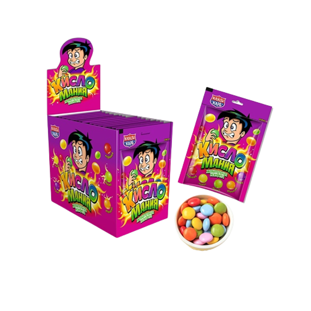Жевательные конфеты Кисломания