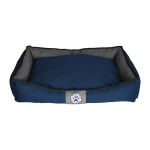 антивандальная лежанка синяя для средних собак 90х56