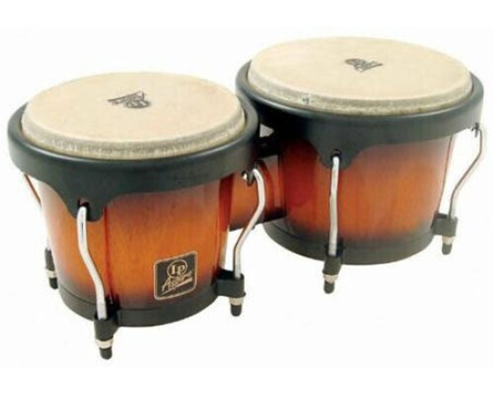 Latin Percussion LP A601-VSB Aspire Wood Bongos Vintage Sunburst 6 3/4" - 8" бонго