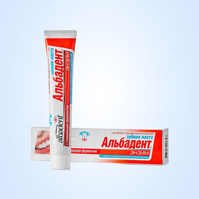 Зубная паста Энзим, 105г, Альбадент