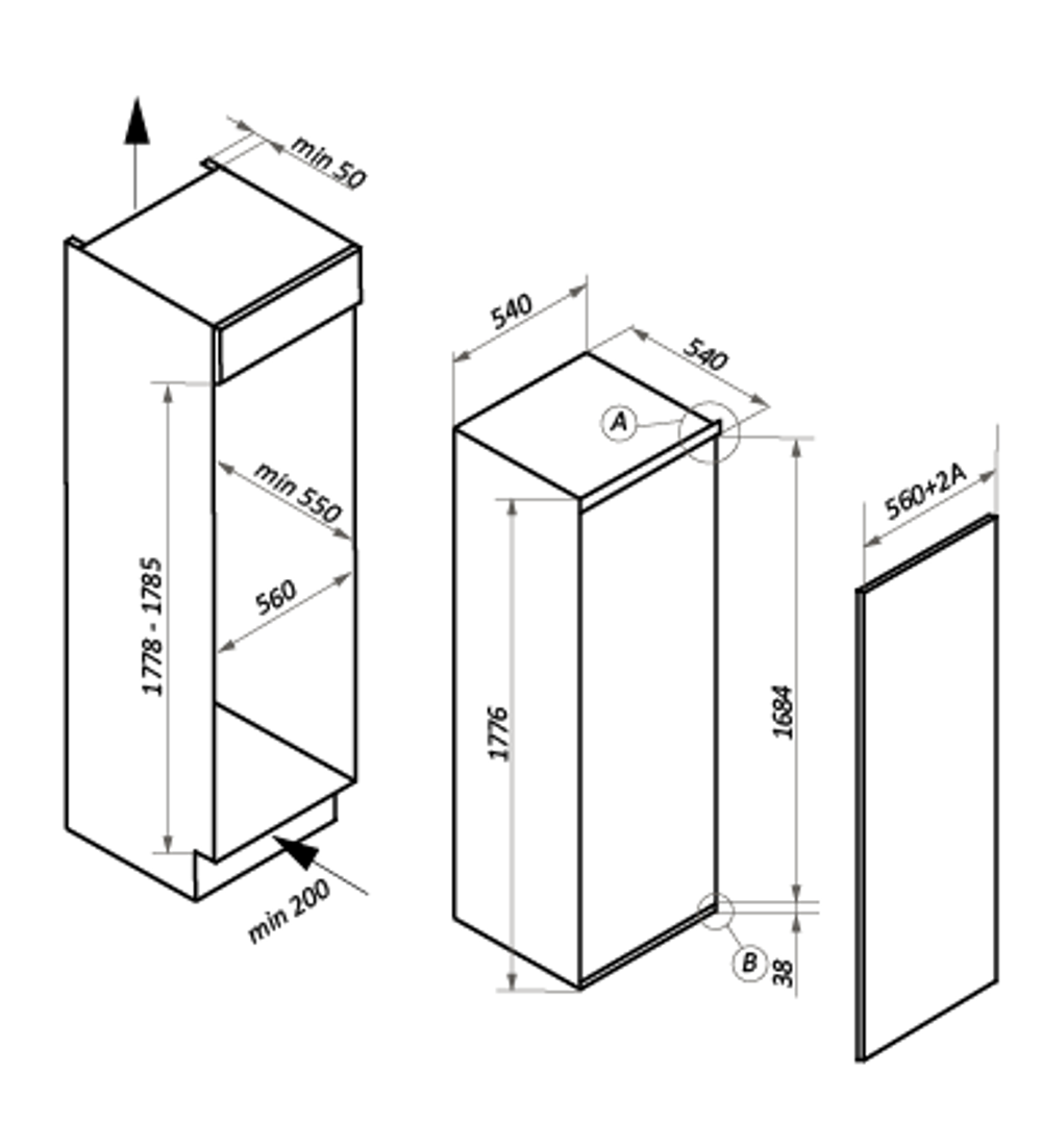 Морозильник встраиваемый MAUNFELD MBFR177NFW фото 10