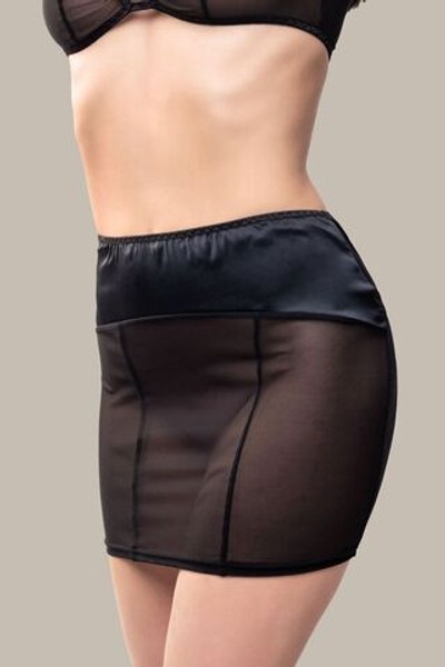 Полупрозрачная юбка Evenness (Размер: 42-44) (Цвет: черный)