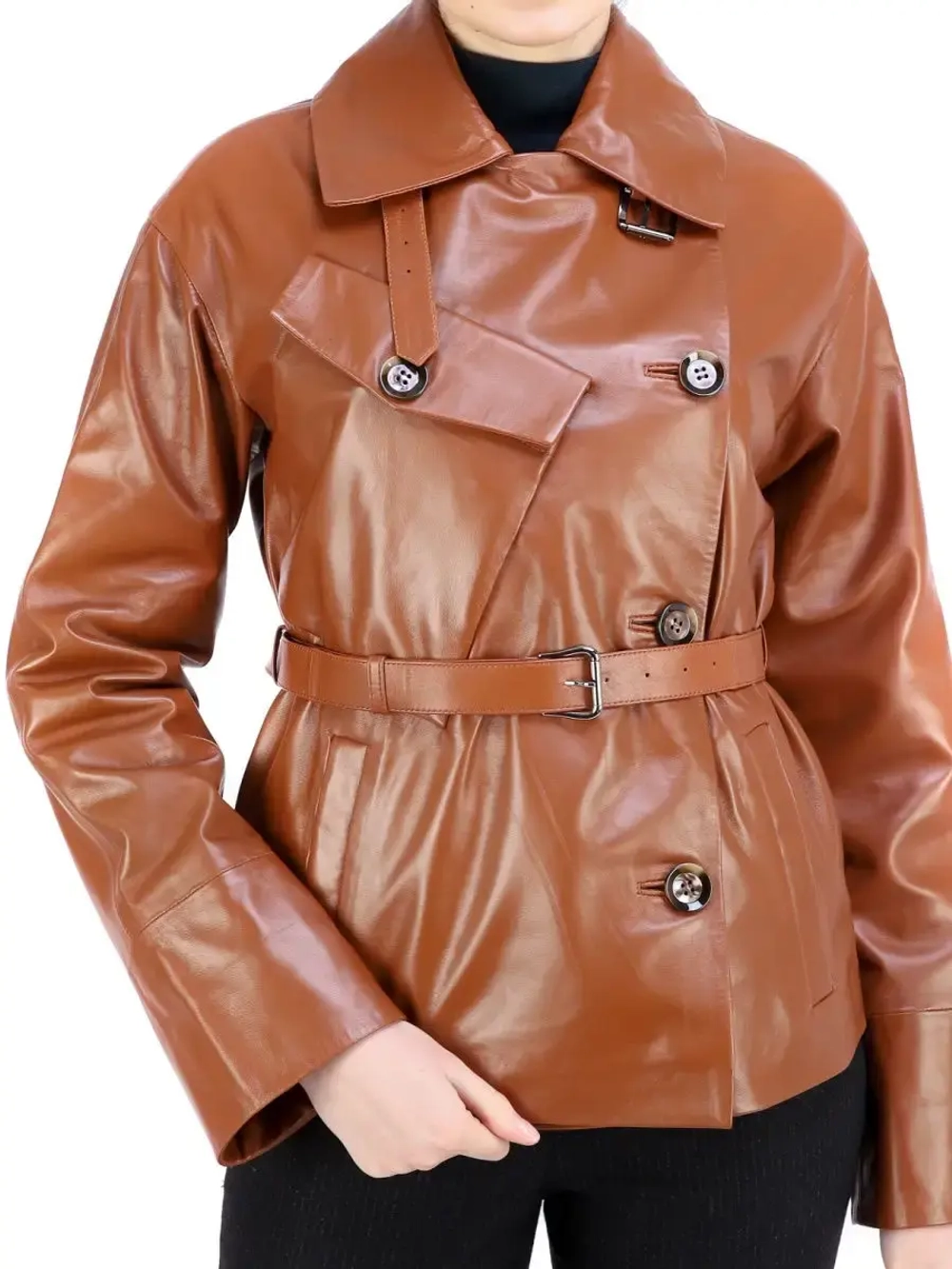 Женская кожаная куртка/натуральная кожа/Турция