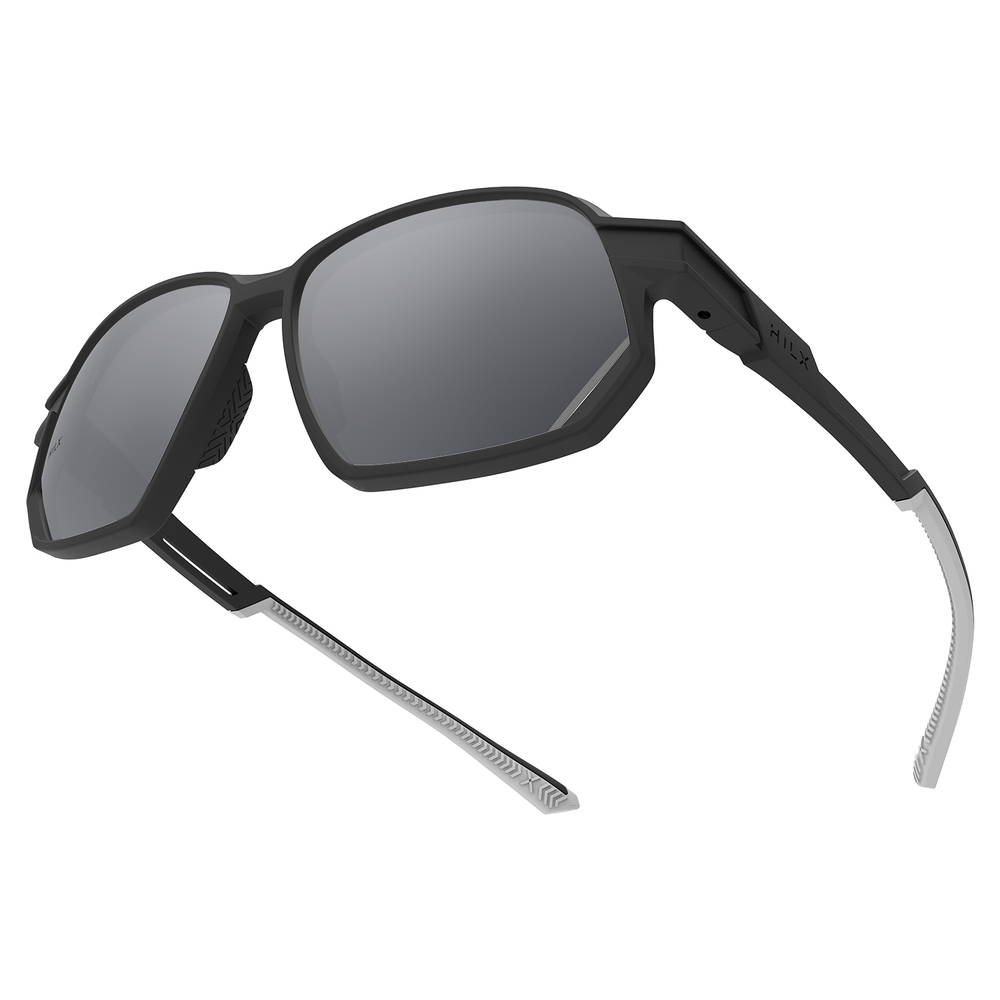 HILX Syndicate / Matt Solid Black / Black Polarized Lens