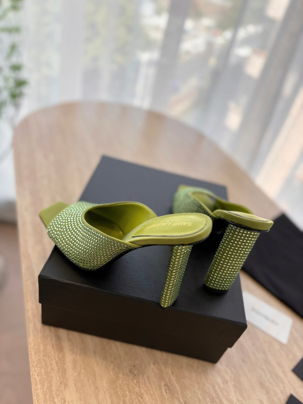 Saint Laurent Mules