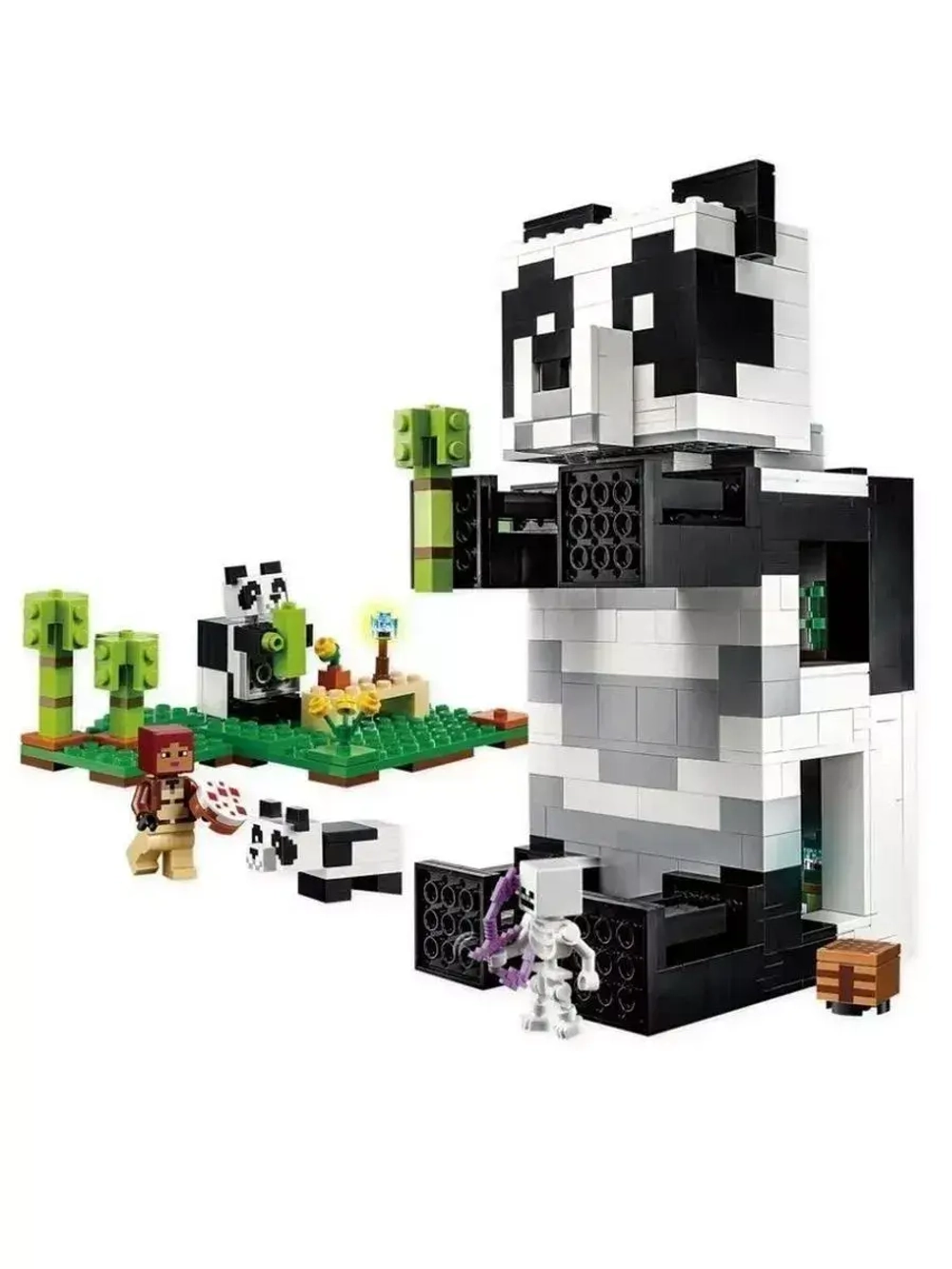 Конструктор Майнкрафт Дом панды 573 детали 1033
