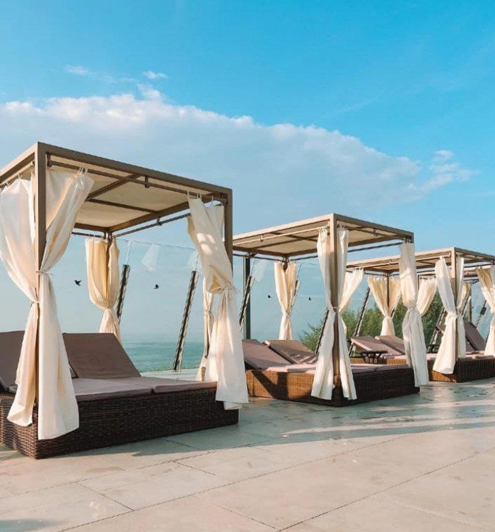 Штора уличная. Пергола для навеса