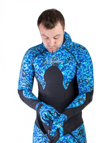 Гидрокостюм Scorpena C3 - 1.5 мм BLUE Camo