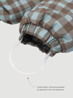 Брюки утеплённые Mjölk Blue Check, утеплитель 120гр/м2