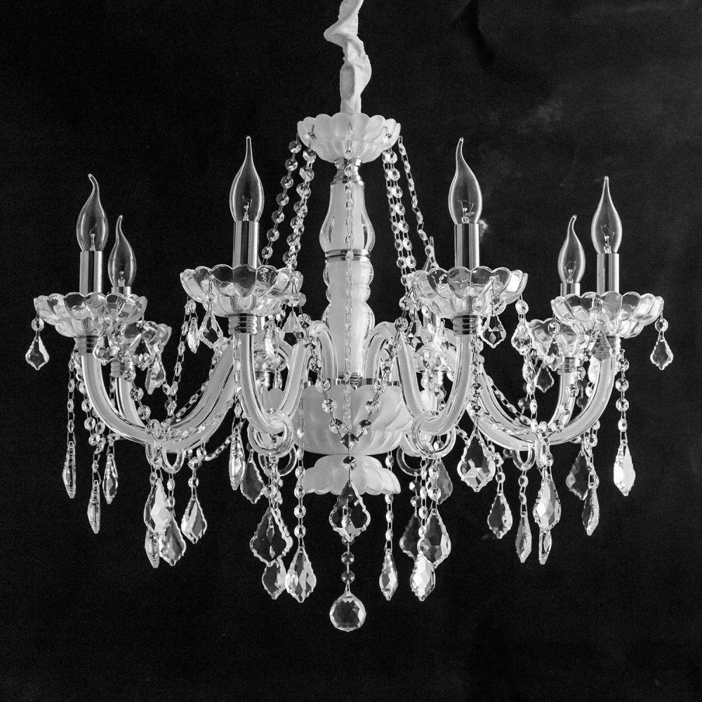 Citilux Финка CL353181 Люстра стеклянная подвесная Белая