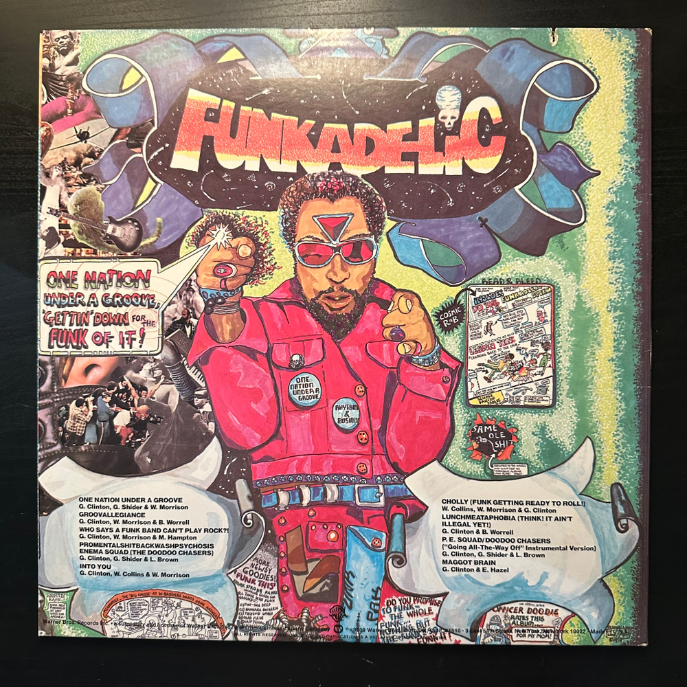 Funkadelic- One Nation Under A Groove LP + 7" (США 1978г.)