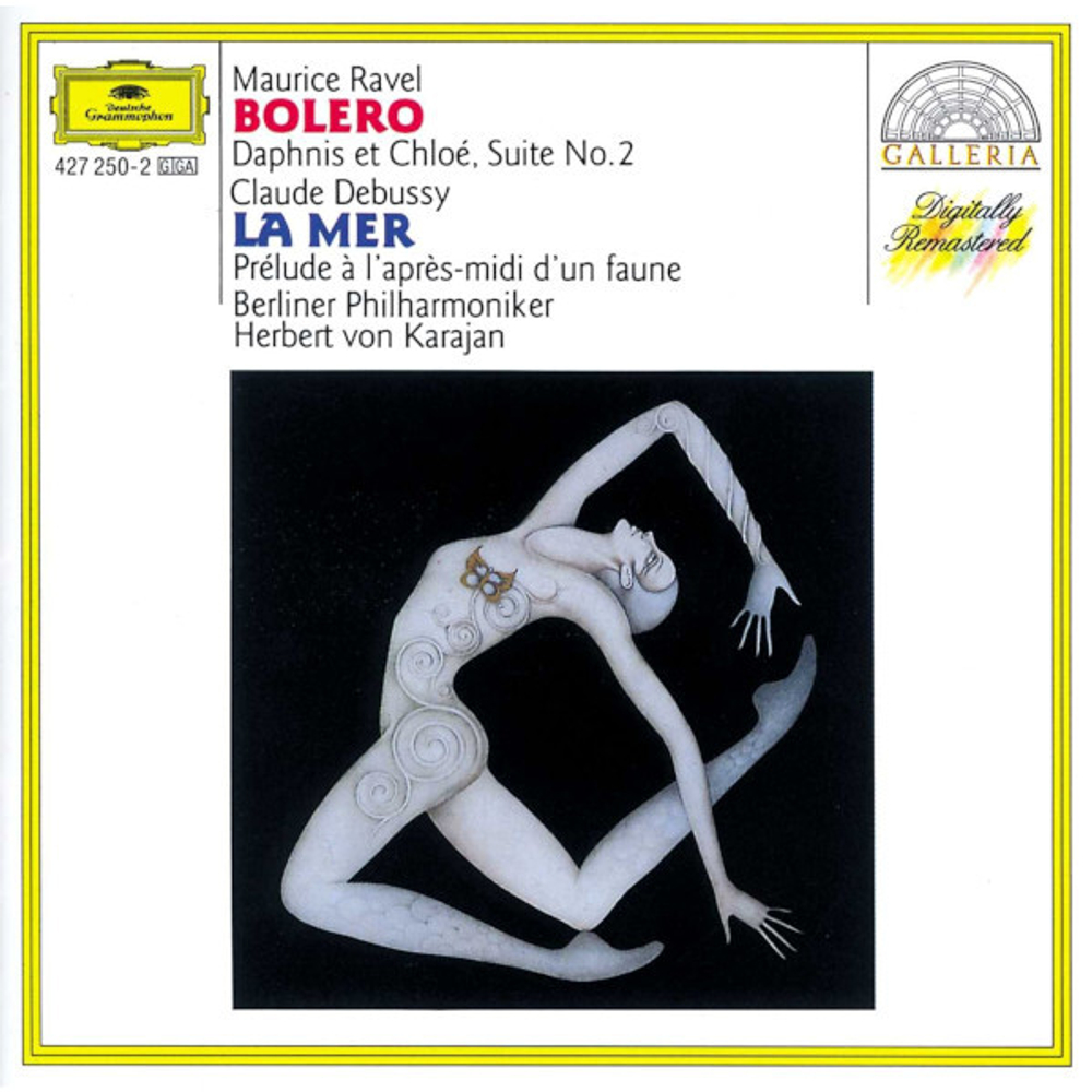 Berliner Philharmoniker, Herbert Von Karajan / Maurice Ravel, Claude Debussy: Bolero, Daphnis Et Chloe, Suite No. 2, La Mer, Prelude A L'Apres-midi D'Un Faune (CD)