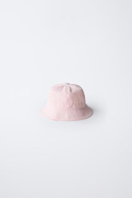 ZARA ПАНАМА С НАШИВКОЙ, ЦВЕТ РОЗОВОГО ДЕРЕВА