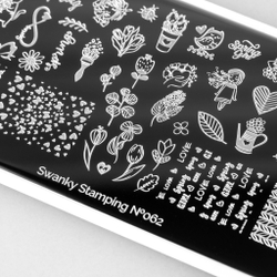 Swanky Stamping Пластина для стемпинга 062 2
