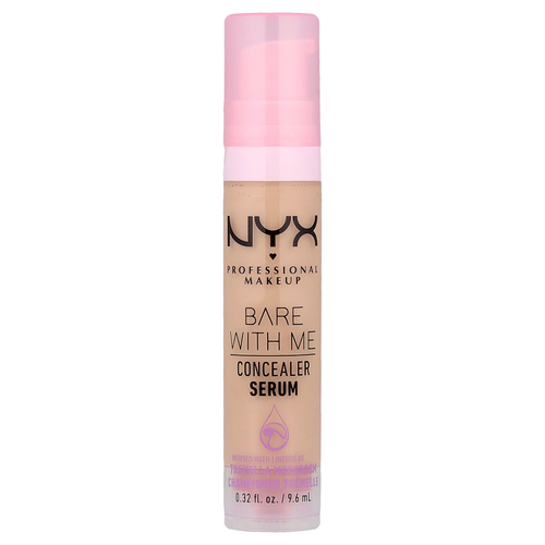 NYX Professional Makeup, Bare With Me, консилер-сыворотка, 2,5% ваниль, 9,6 мл (0,32 жидк. Унции)