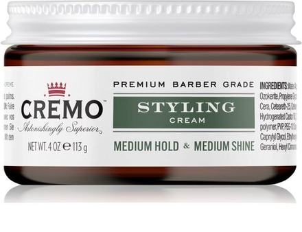 Cremo Hair Styling Cream Medium Styling - увлажняющий крем для укладки волос /  dla mężczyzn 113  g  / GTIN 853382004919